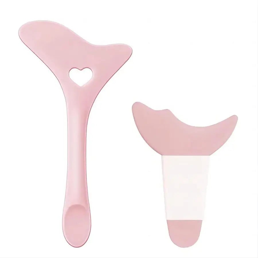 Silicone Eyeliner Stencils – Wing Liner, Mascara & Lip Guide Makeup Stencil Set Qme pink