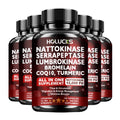 HOLUCKS Nattokinase COQ10 Supplement | Heart & Circulation Dietary Supplement Qst 5BOX 120pcs Hot Sale