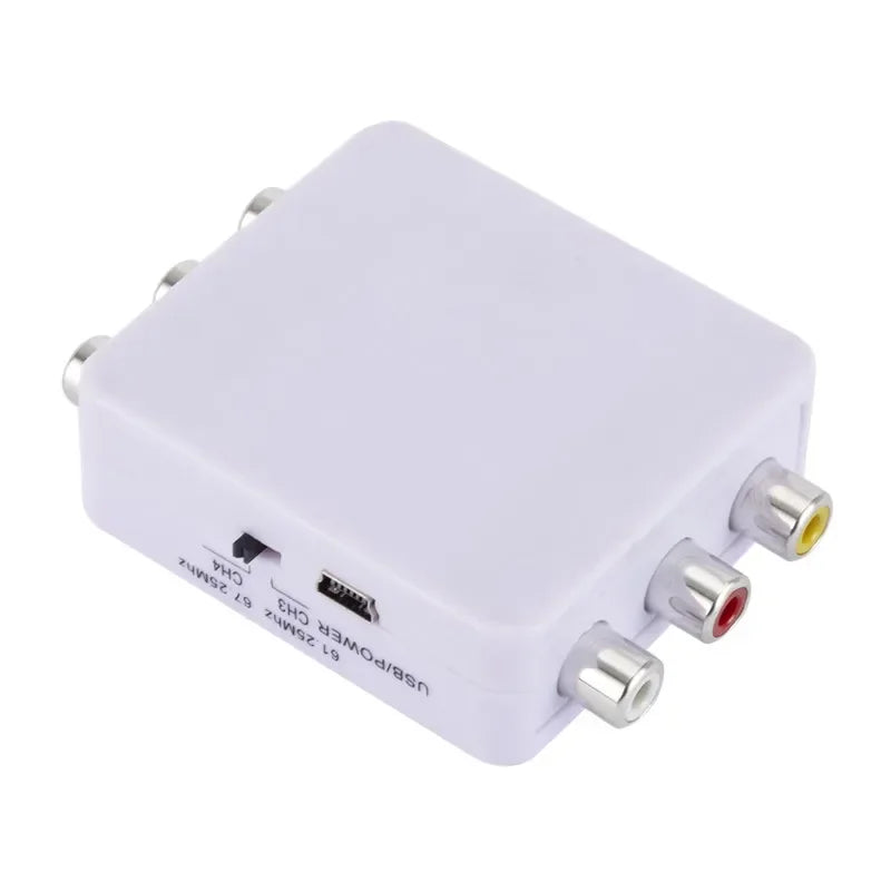 YPbPr to RF Audio Converter | Single Wire Signal Transmission AV Signal Converter Qme