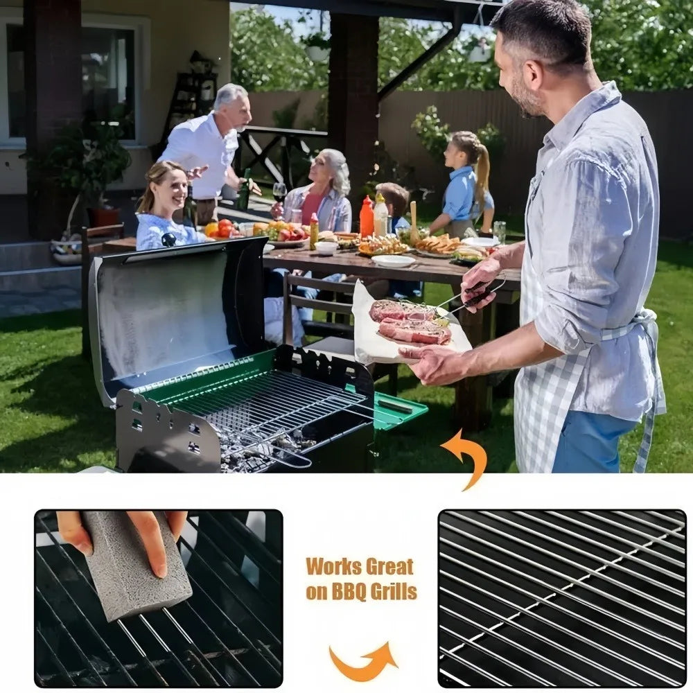 BBQ Grill Cleaning Pumice Stone | Outdoor Grill Cleaner Grill Cleaning Stone Qme