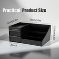 Men's Cologne Organizer Stand with Drawers | Perfume Holder Cologne Organizer Stand Qme Black