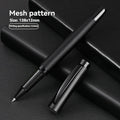Advanced Metal Gel Pen Black Finish | Medium Point | Qme Metal Gel Pen Qme 1pc-mesh pattern