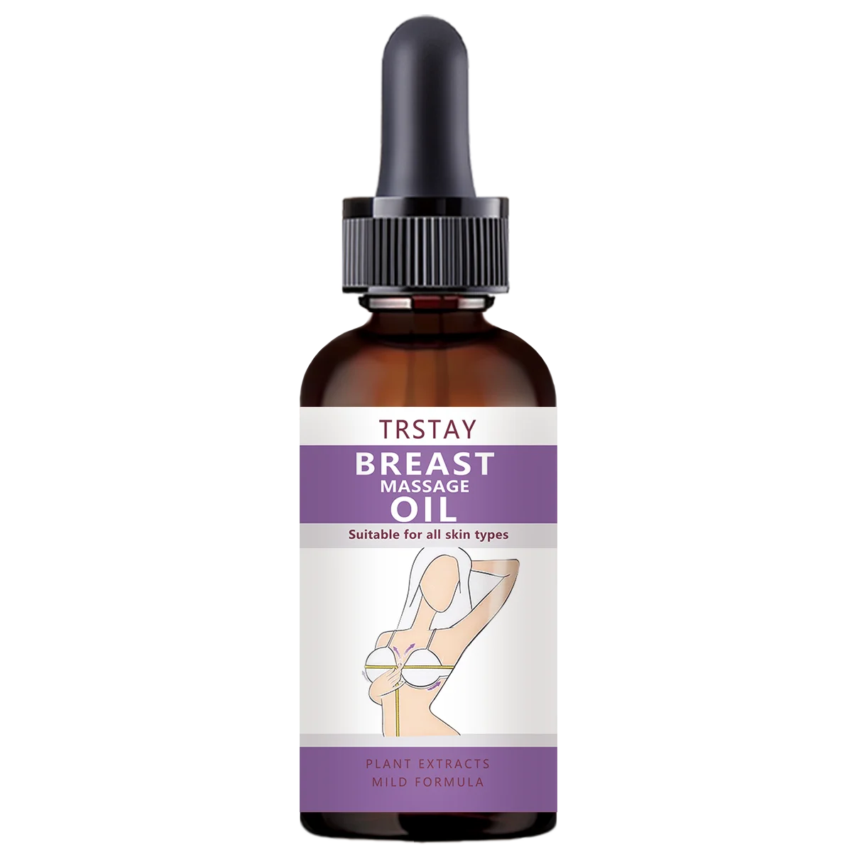 TRSTAY Massage Dropper Oil – Lightweight Skin Hydrating Oil Massage Dropper Oil Qst Beige 100ML