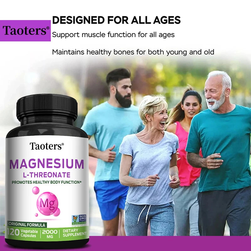 Magnesium L-Threonate Capsules – Focus, Memory & Sleep Support Magnesium Supplement Qst