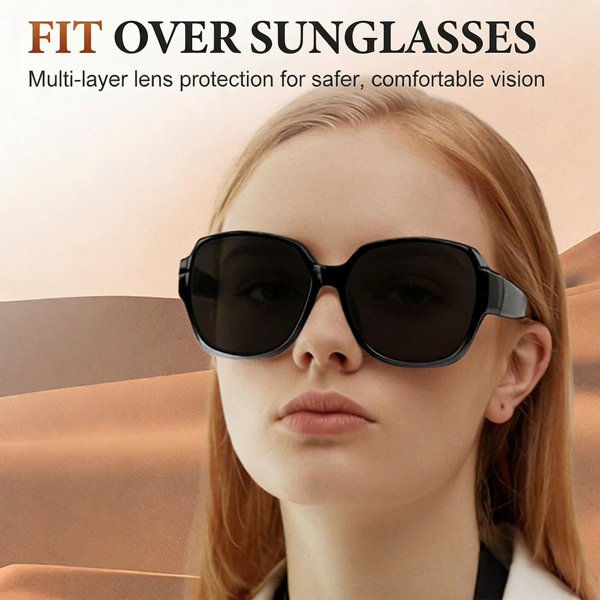 VOPHA Fit Over Sunglasses UV400 Wraparound – Men & Women Fit Over Sunglasses Qst