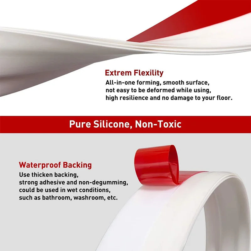 Door Draft Stopper Under Door Sweep | Weather Stripping Seal Door Weather Stripping Qme