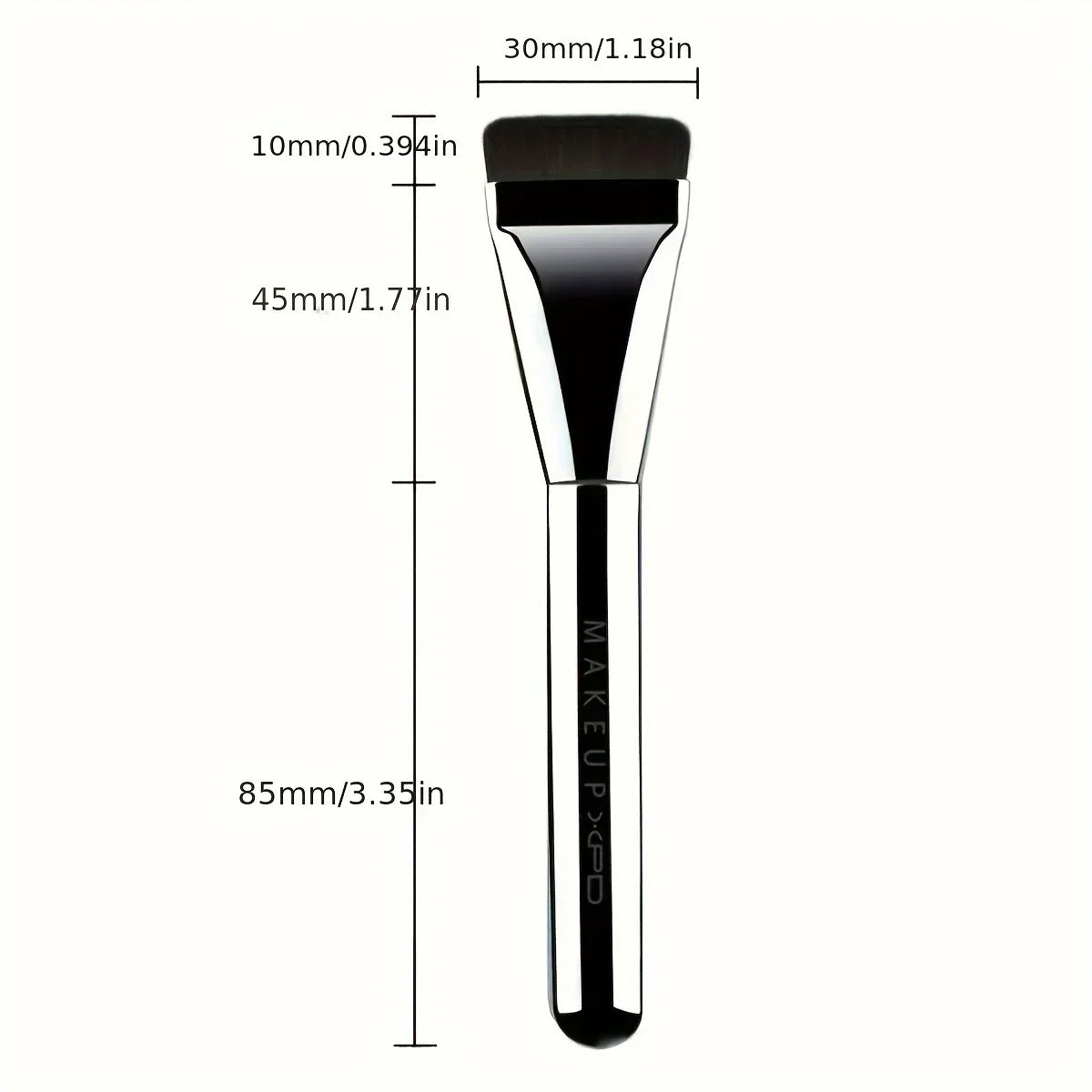 Flat Foundation Brush Set 5pcs – Korean Makeup Spatula Foundation Brush Set Qme