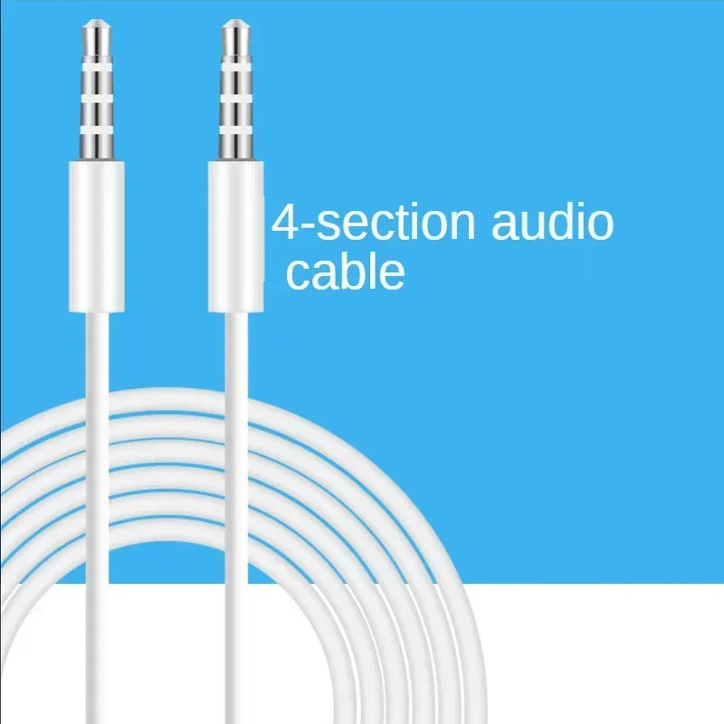 1m 3.5mm Aux Audio Male Cable – Stereo Car & Device Cable Aux Audio Cable Qme