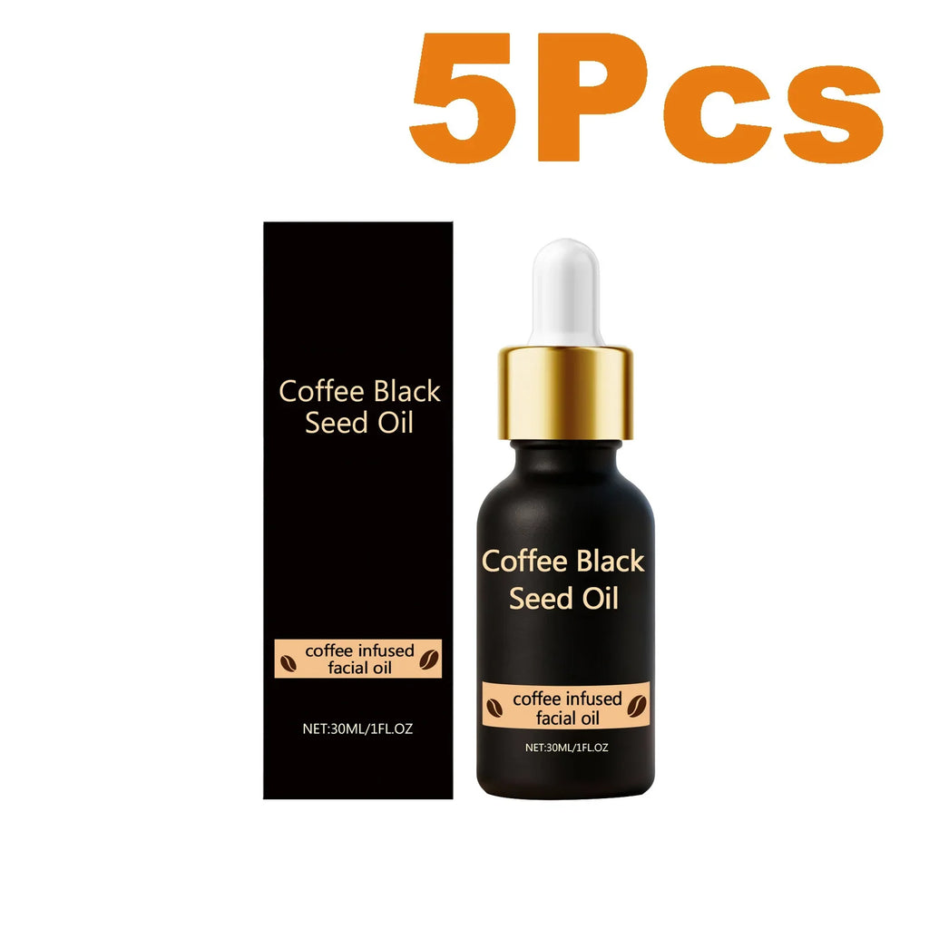 Black Seed Oil Face Serum with Coffee Extract | Qme Face Serum Qme 5 x 30ml Boxed