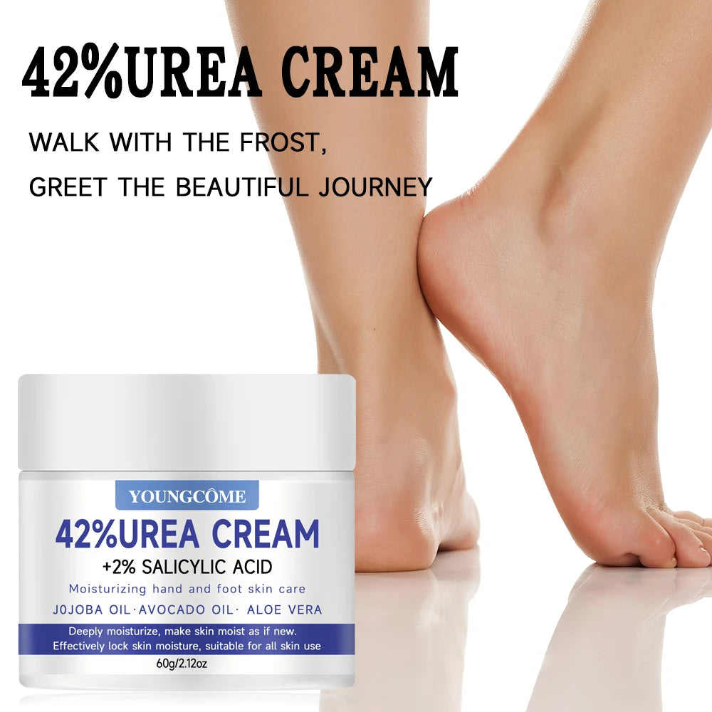YOUNGCOME 42% Urea + 2% Salicylic Acid Cream – Heels & Skin Foot & Body Cream Qst