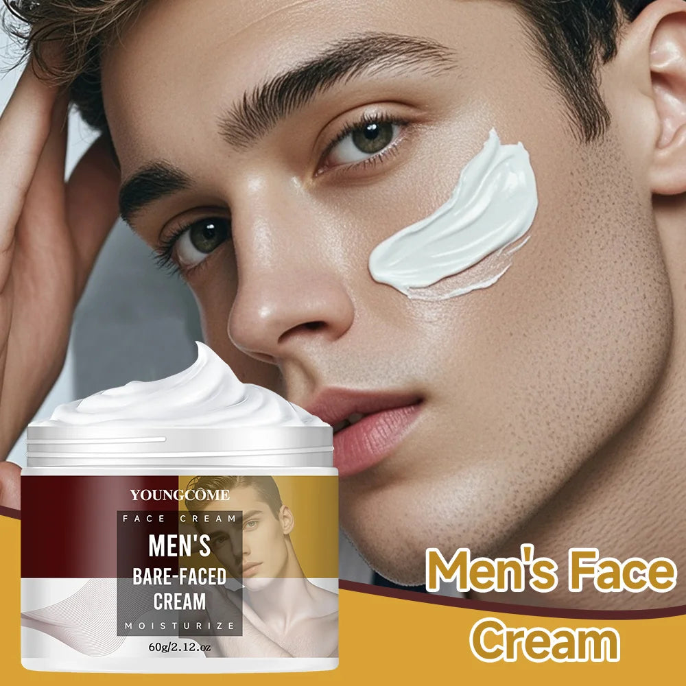 YOUNGCOME Men's Retinol Hyaluronic Face Cream – Firm & Hydrate Men's Face Cream Qst