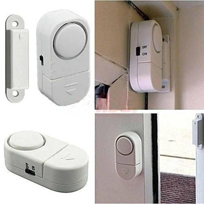 Wireless Magnetic Door & Window Alarm | Home Security Sensor Door Window Alarm Qme