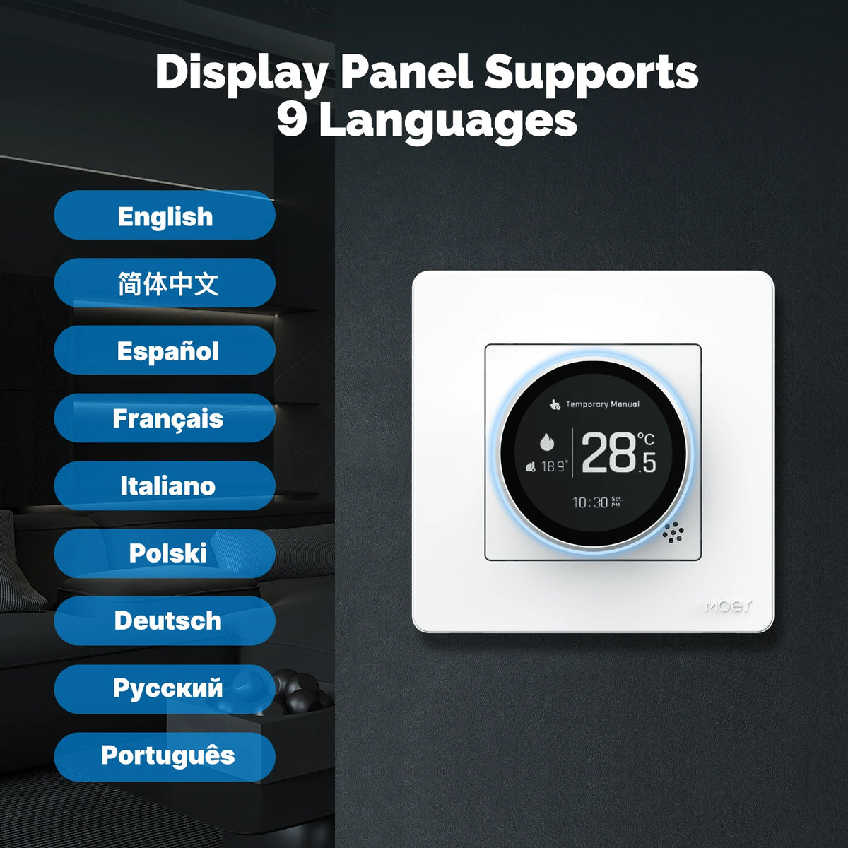 Tuya ZigBee Smart Thermostat – Alexa & Google Compatible Smart Thermostat Qst