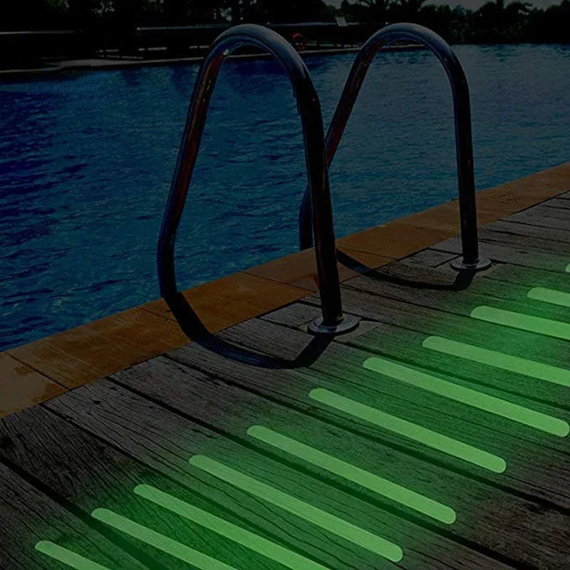 Luminous Non-Slip Bathtub Stickers – 24pc Shower Grip Pads Non-Slip Bath Stickers Qme