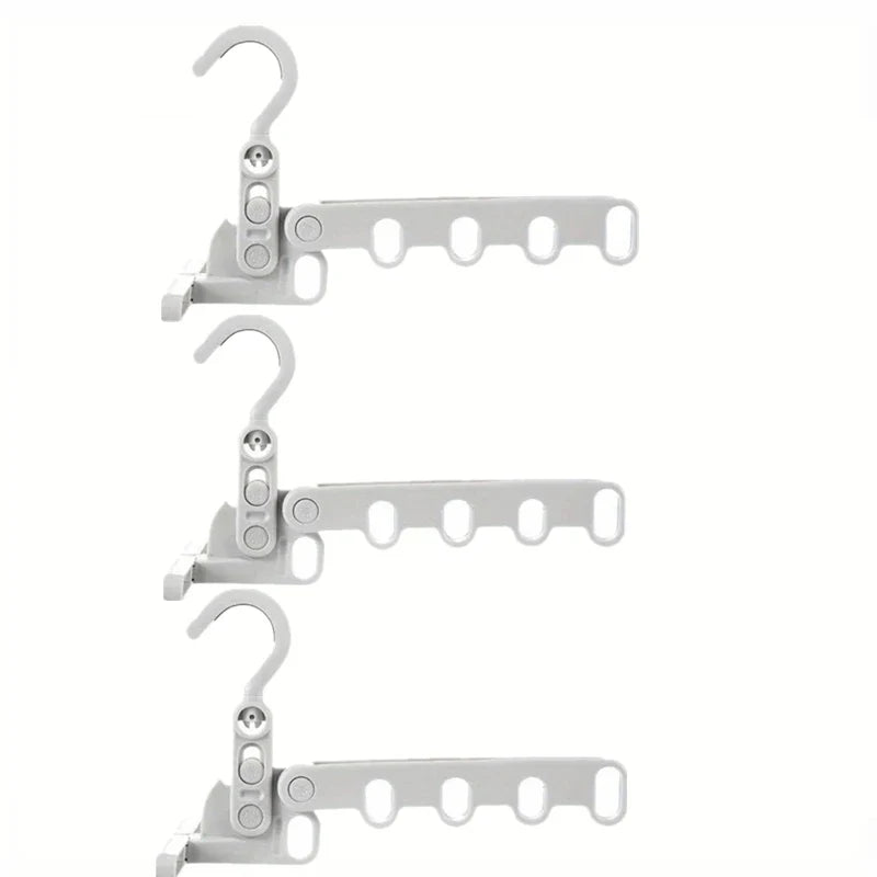Folding Hanger Rack – Heavy Duty Clothes Storage Organizer Folding Hanger Rack Qme 3pcs