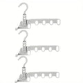 Folding Hanger Rack – Heavy Duty Clothes Storage Organizer Folding Hanger Rack Qme 3pcs