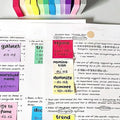 Fluorescent Sticky Notes – 11-Color Planner Note Pads Set Sticky Note Pads Qme Default Title