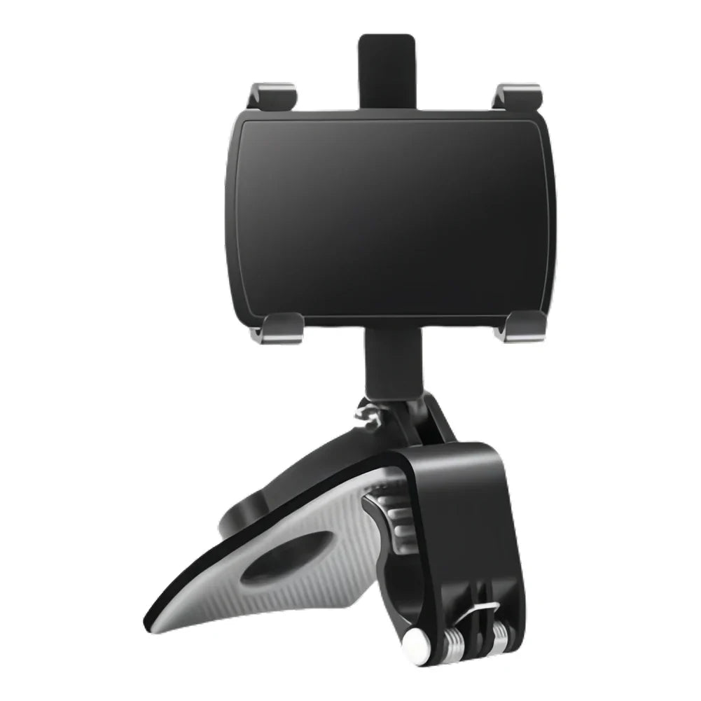 360° Car Phone Holder – Universal GPS Dashboard Clip Mount Car Phone Mount Qme black
