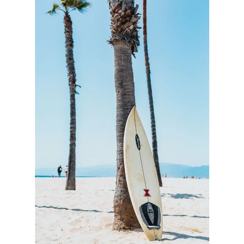 Surfing Beach Canvas Wall Art – Ocean Waves Summer Poster Canvas Wall Art Qst 7 30x40cm Unframed