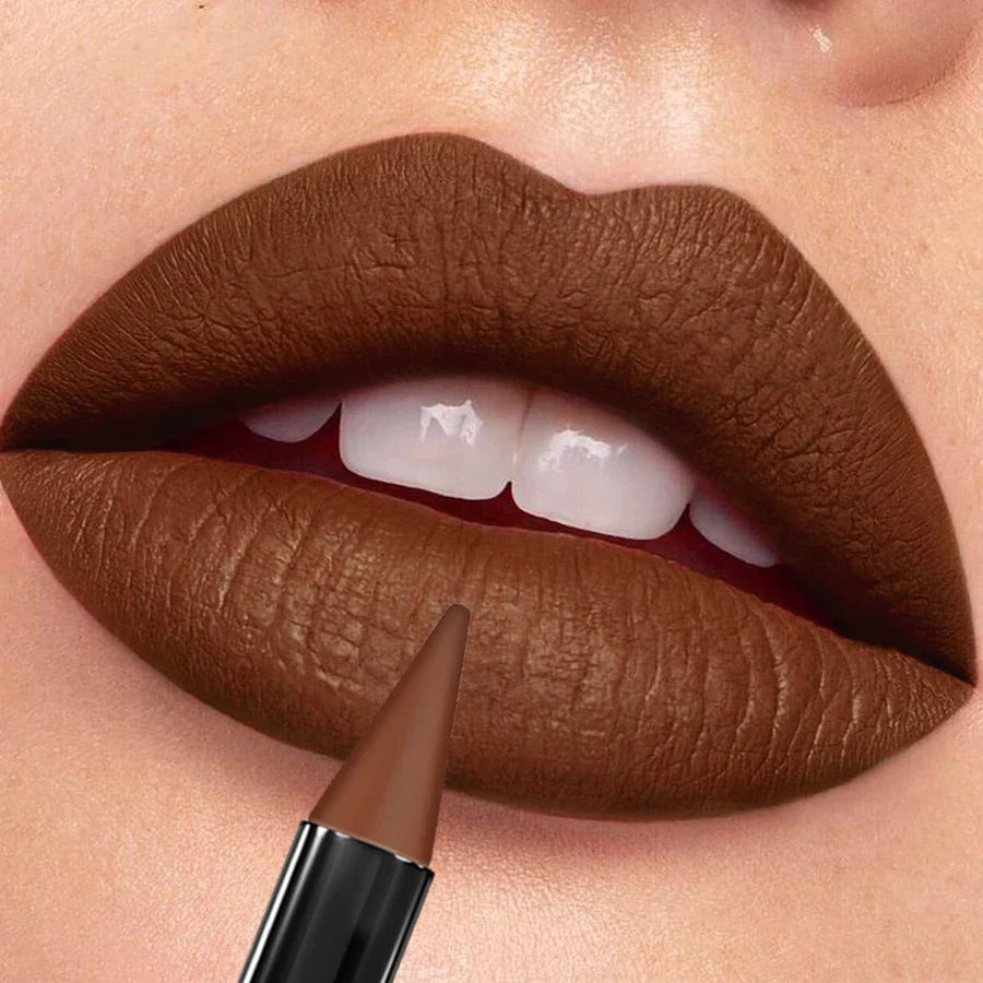Waterproof Matte Red Lip Tint & Contour Lipliner Pen Matte Lip Tint Pen Qme