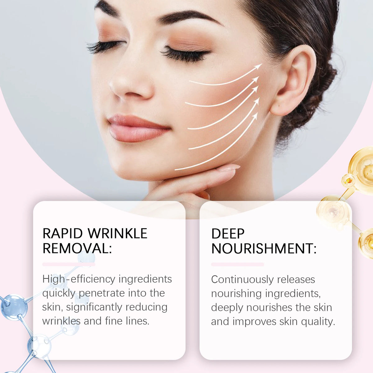 Hoygi Pink Collagen Salmon Hydrogel Facial Mask – Moisturizing Hydrogel Facial Mask Qst