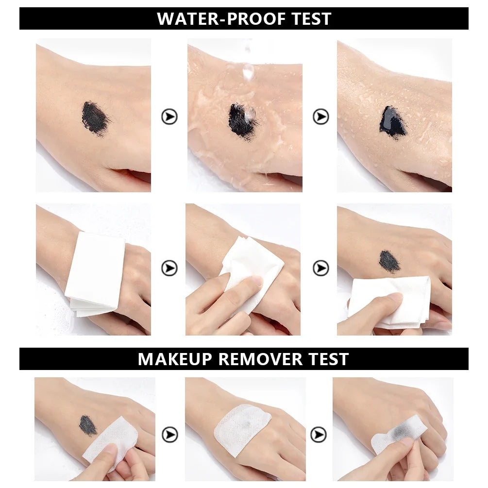 QIBEST 4D Silk Fiber Mascara – Waterproof, Volumizing & Lengthening Fiber Mascara Qme
