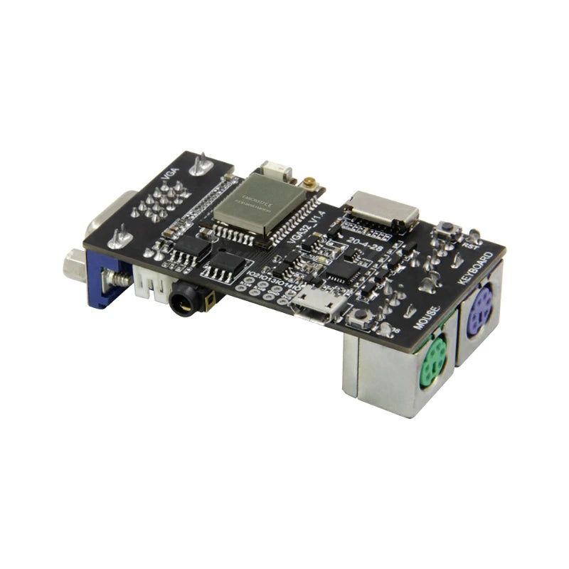 VGA32 V1.4 PS/2 Controller – Graphics, Game Engine & Terminal Microcontroller Dev Board Qst