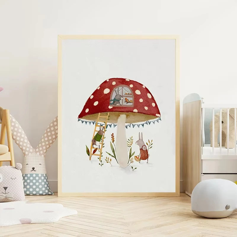 Kids Cartoon Canvas Wall Art Prints – Cute Home Decor Canvas Wall Art Qst