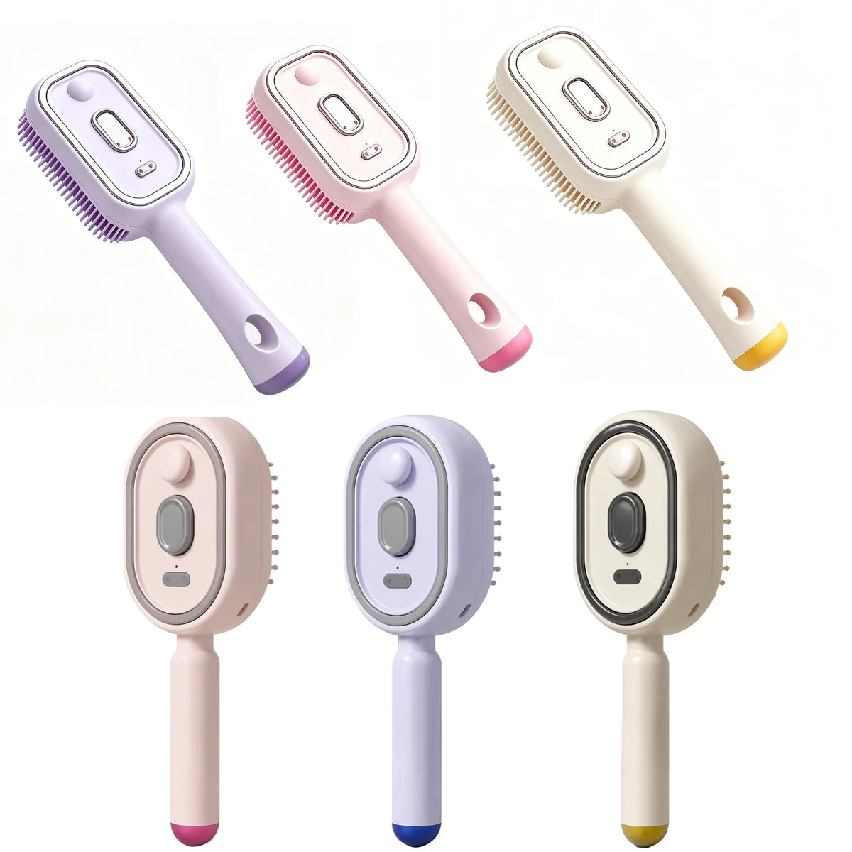 Xorita 3-in-1 Electric Mist Spray Scalp Massage Steam Hair Brush Electric Hair Brush Qst