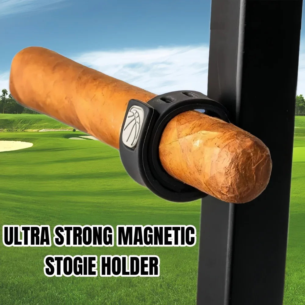 Magnetic Cigar Holder – Portable Adjustable Anti-Slip Clip Cigar Holder Clip Qme