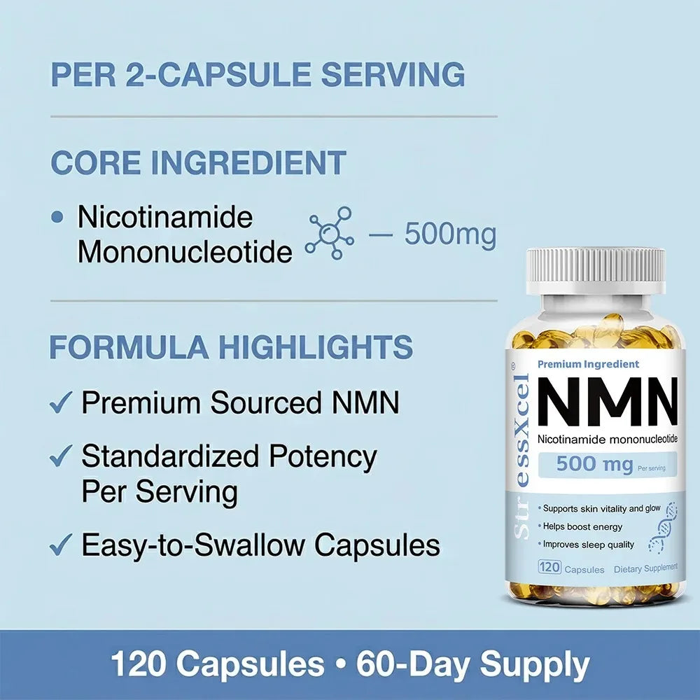 ZENVITALIZE NMN Nicotinamide Mononucleotide NAD+ Supplement NMN Supplement Qst