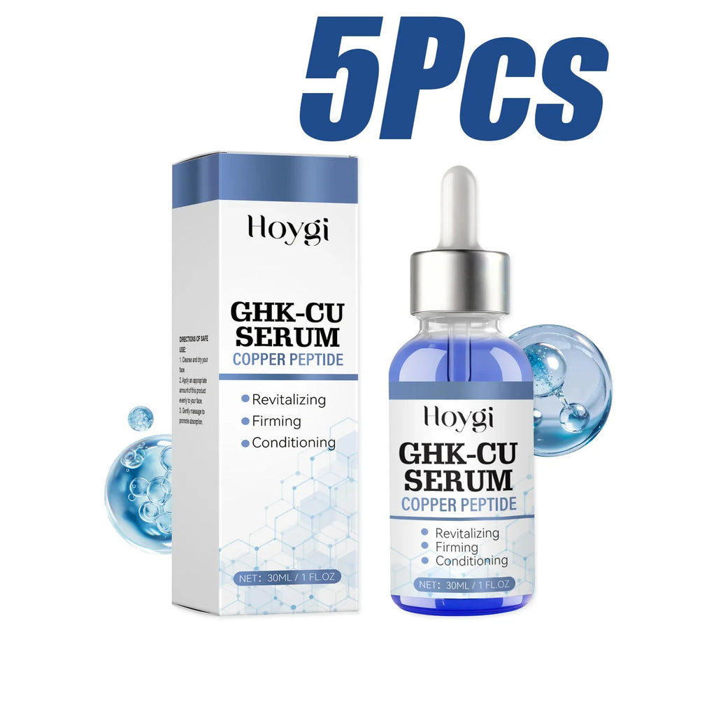 Copper Peptide Face Serum – Firming, Lifting & Hydrating | Qme Face Serum Qme 5 x 30ml Boxed