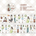 Sparkling Fashion Character Washi Tape for Journaling & Crafts Decorative Washi Tape Qme 6