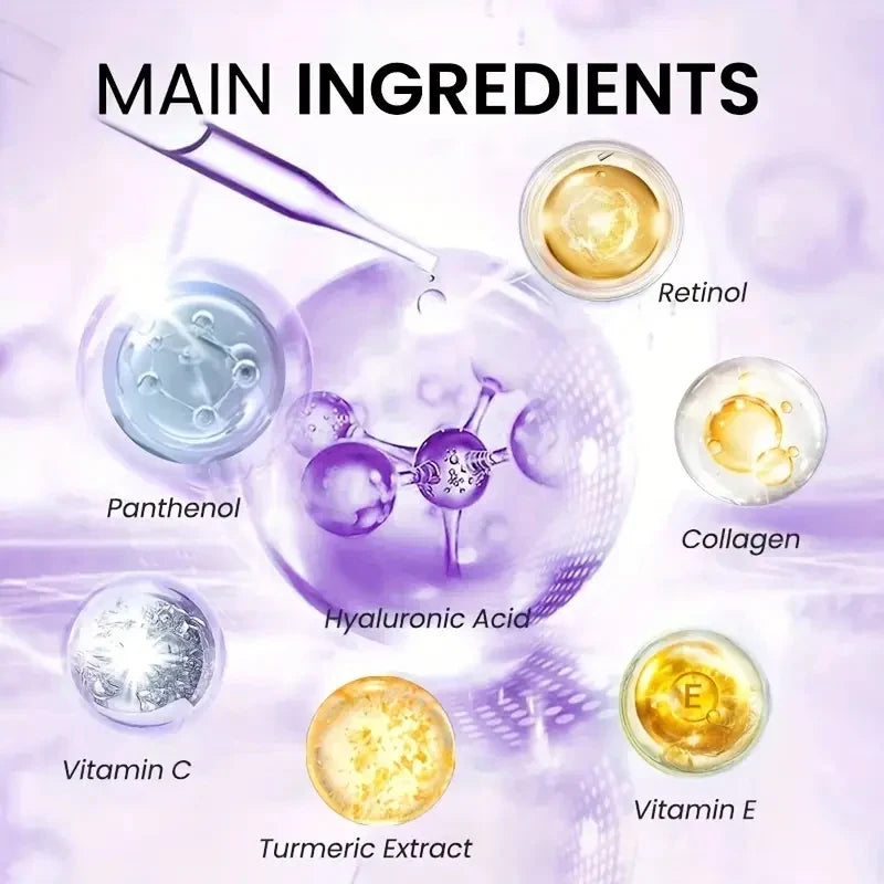 2-Minute Facial Lift Cream – Retinol, Hyaluronic Acid & Collagen Anti-Aging Face Cream Qme