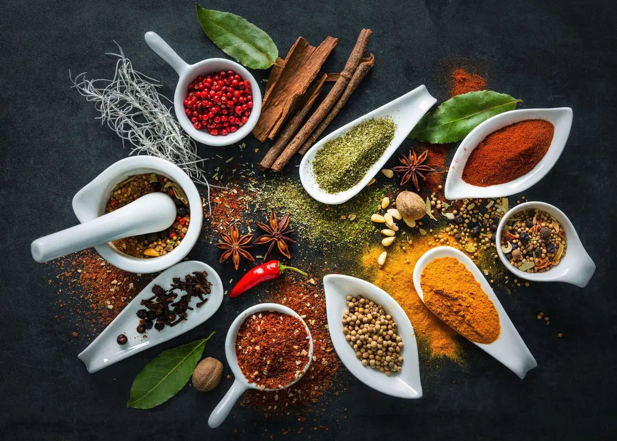 Colorful Spices Canvas Wall Art – Kitchen & Restaurant Decor Canvas Wall Art Qst 25 20x30cm Unframed