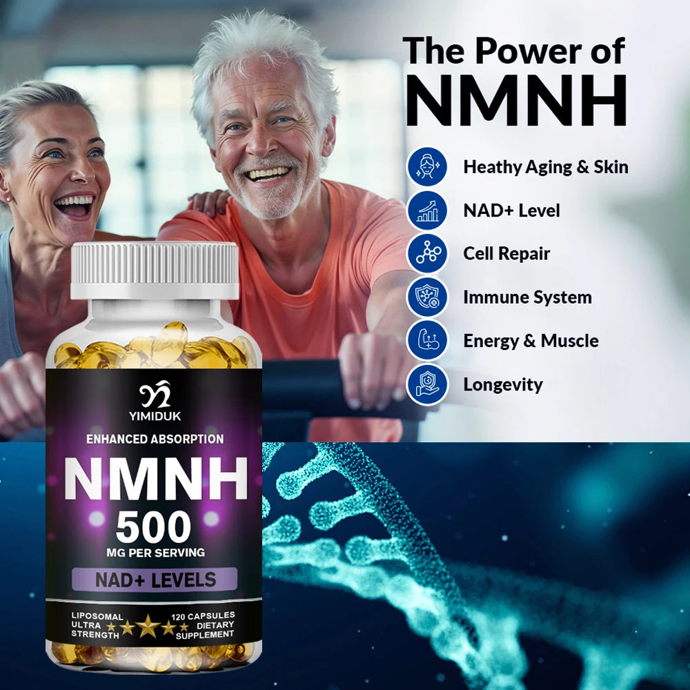 YIMIDUK NMNH 500mg Sublingual NAD+ Booster Supplement NAD+ Supplement Qst