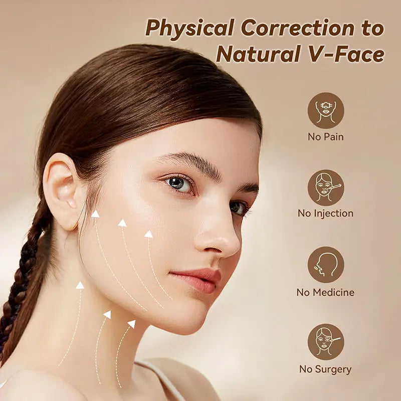 3D Graphene Silicone V-Face Lifting Mask – Chin Slimming Strap Face Lifting Mask Qst