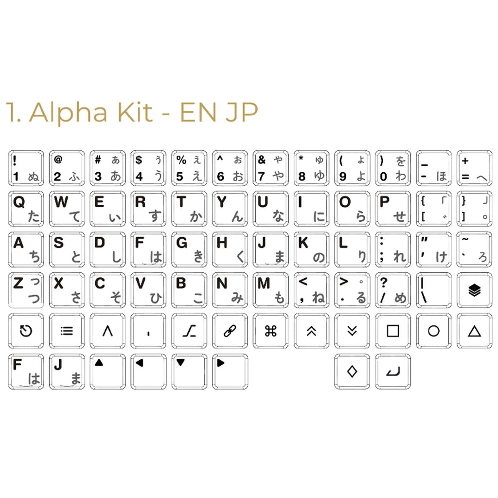 CHOSFOX CFX Low Profile PBT Keycaps – Kailh Choc 1350 Mechanical Keyboard Keycaps Qme Ja-En Version