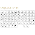 CHOSFOX CFX Low Profile PBT Keycaps – Kailh Choc 1350 Mechanical Keyboard Keycaps Qme Ja-En Version