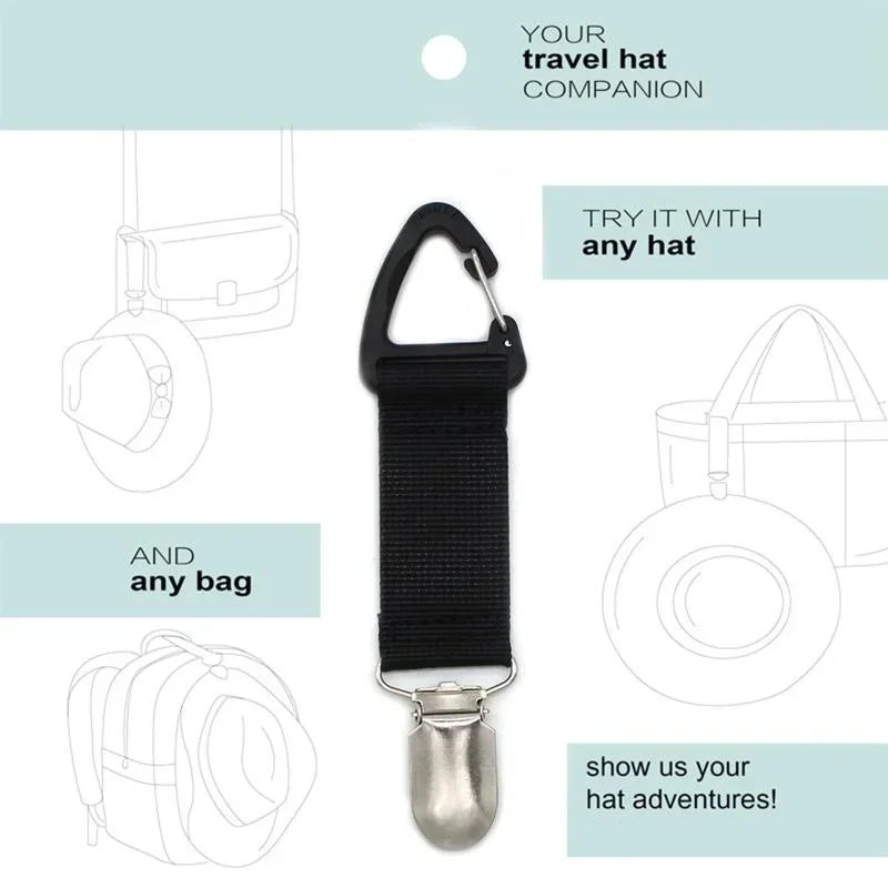 Magnetic Hat Clip Holder for Backpack, Luggage & Travel Hat Clip Holder Qme
