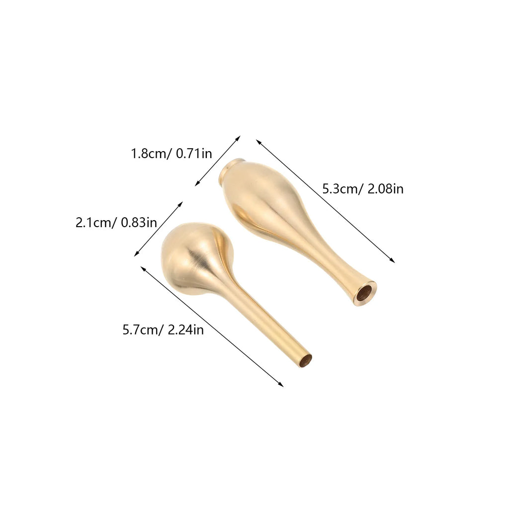 Brass Mini Vase Dollhouse Miniature Incense Stick Holder Miniature Decorative Vase Qme
