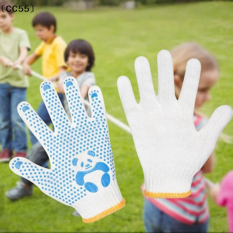 Kids Non-Slip Knitted Gloves – Panda Grip Garden Mittens Kids Activity Gloves Qst