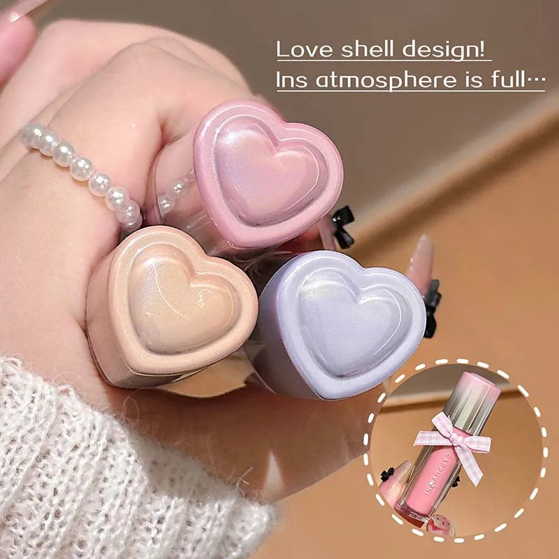 Strawberry Lip Gloss Glass Mirror Shine Tint – Hydrating, Long Lasting Lip Gloss Tint Qme