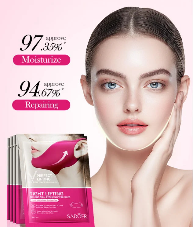 V-Shape Firming Face-Lift Slimming Mask | Chin Contouring Face Contouring Mask Qme