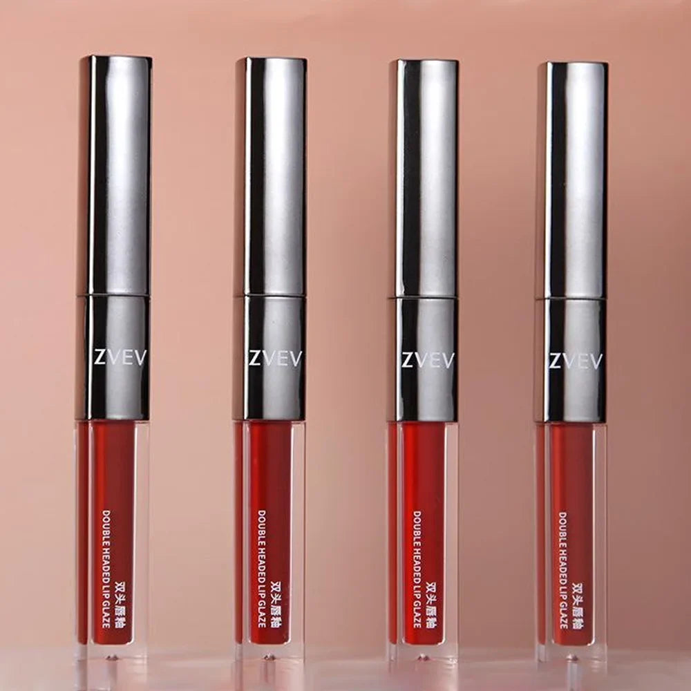 Double-Ended Mirror-Effect Moisturizing Lip Gloss – 6 Shades Lip Gloss Qme