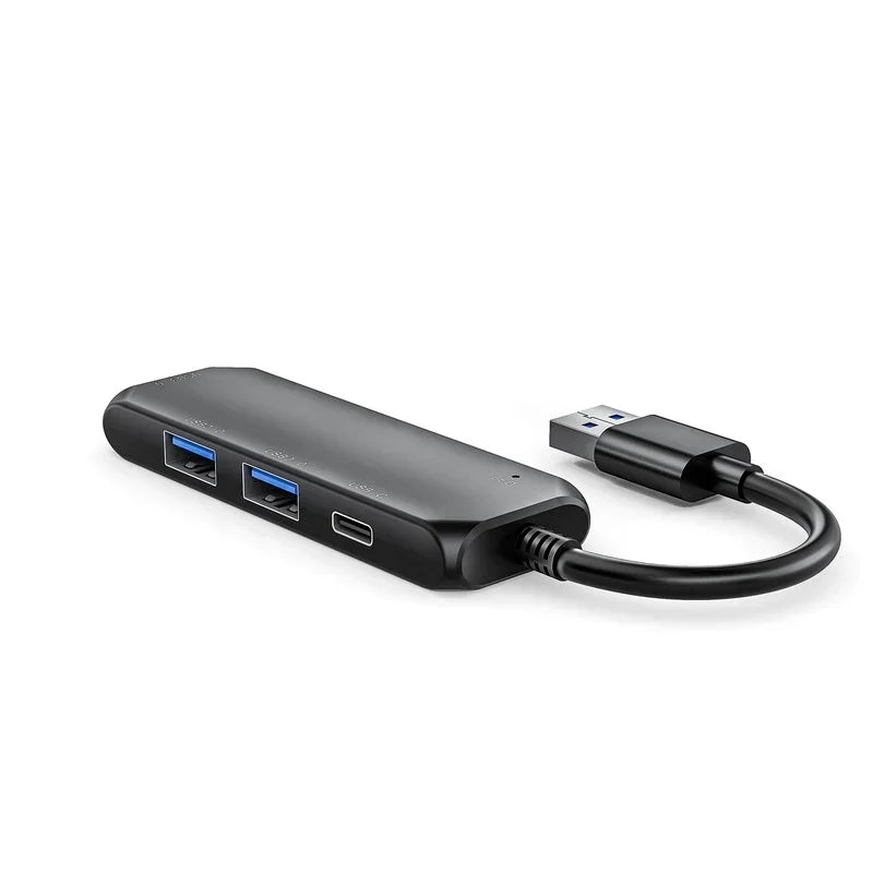 USB-C Docking Station 4-Port Hub with PD Charging – MacBook USB-C Docking Hub Qme