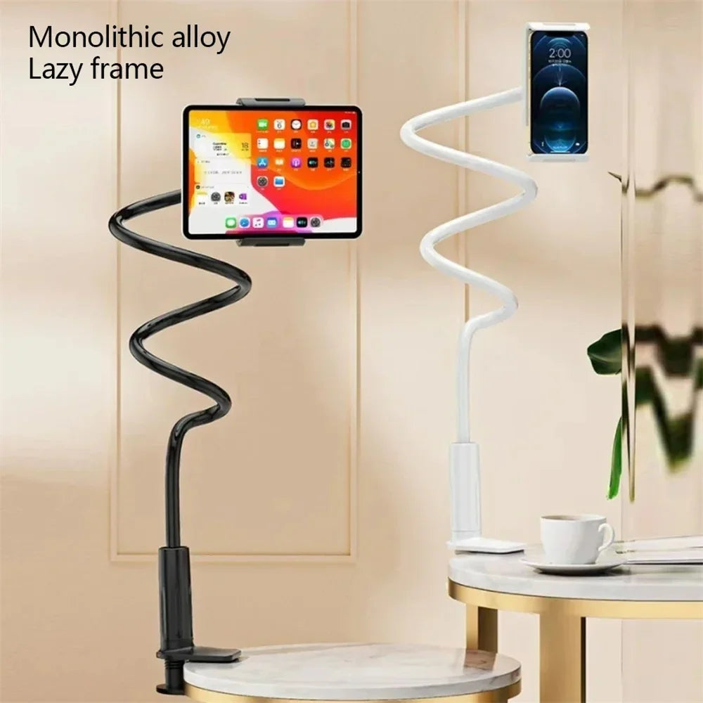 360° Gooseneck Phone & Tablet Stand – Flexible Lazy Bed Mount Gooseneck Phone Stand Qme