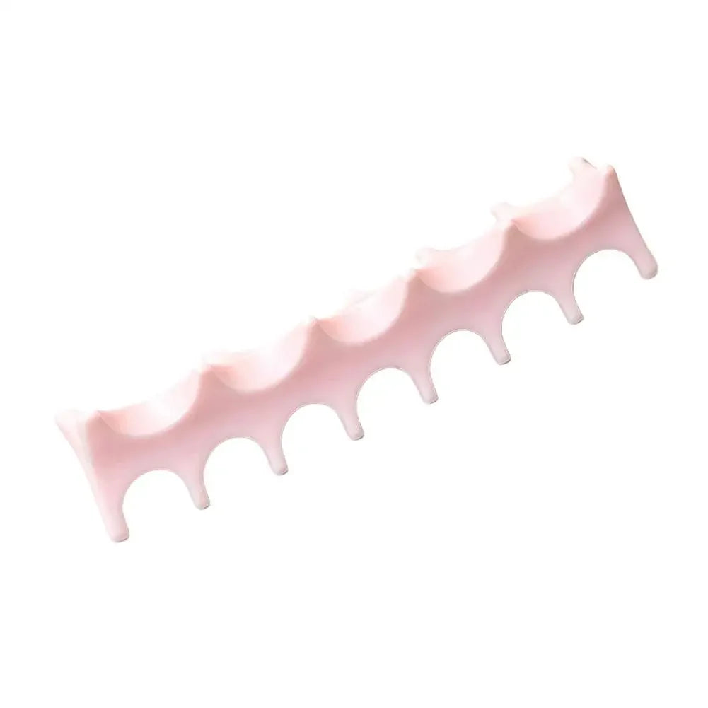Silicone Nail Brush Holder & UV Gel Pen Display Stand Nail Brush Holder Qme pink China