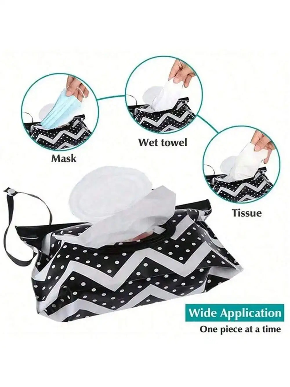 Reusable Wet Wipes Dispenser Box | Portable Travel Case Travel Wipes Dispenser Qme