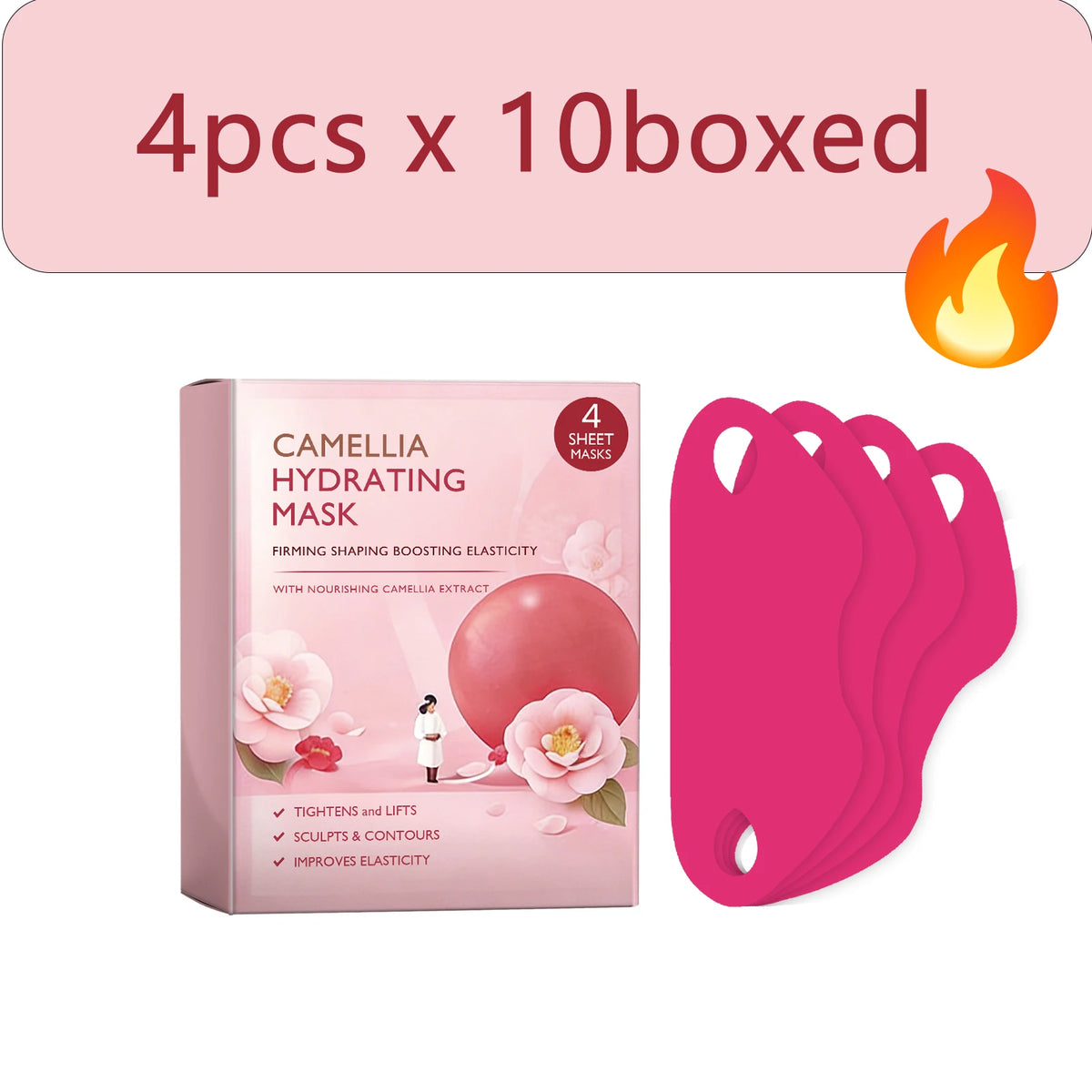 Hanging Ear Lifting Face Mask – Moisturize & Minimize Pores Lifting Face Mask Qst 4pcs x 10boxed